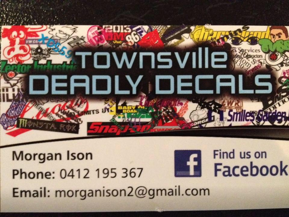 Townsville Deadly Decals | store | 2 Juan Ct, Bushland Beach QLD 4818, Australia | 0412195367 OR +61 412 195 367