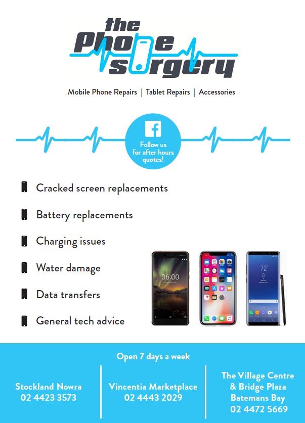 The Phone Surgery Vincentia (Vincentia Marketplace) | electronics store | shop t10/8 Moona Creek Rd, Vincentia NSW 2540, Australia | 0244432029 OR +61 2 4443 2029