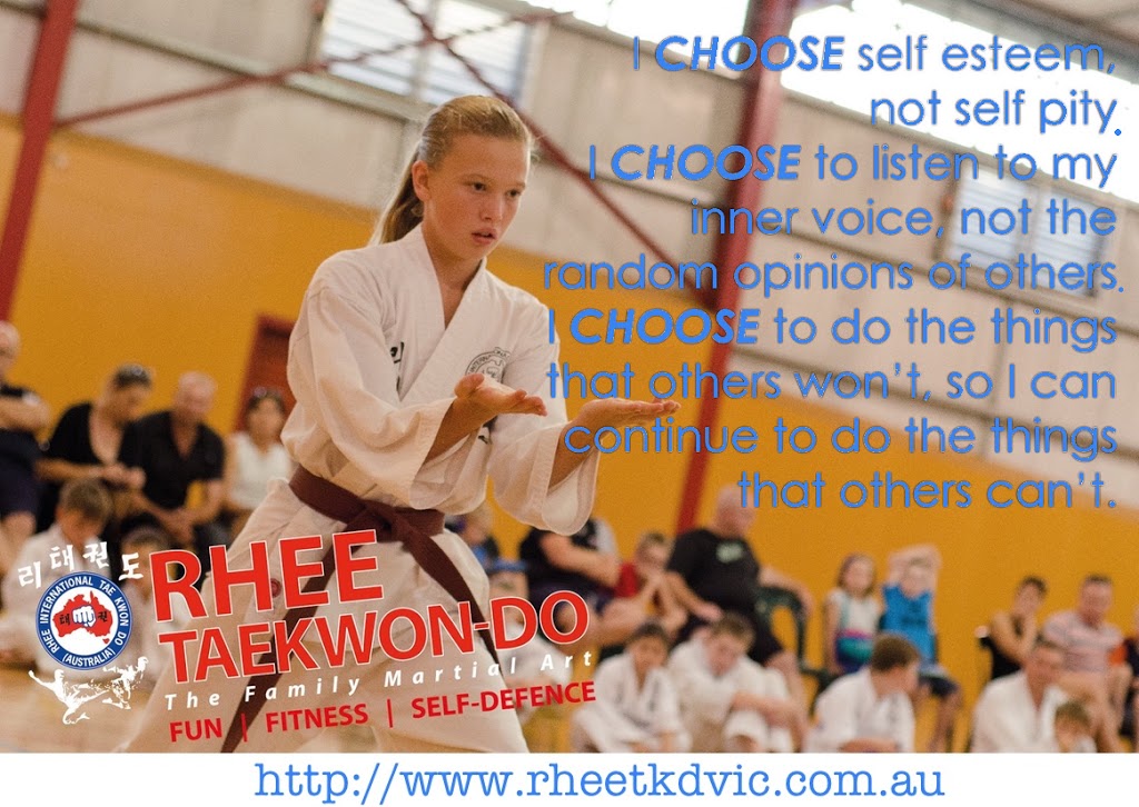 Rhee Tae Kwon-Do Victoria | health | 15 Darling Ave, Upwey VIC 3158, Australia | 0397542252 OR +61 3 9754 2252