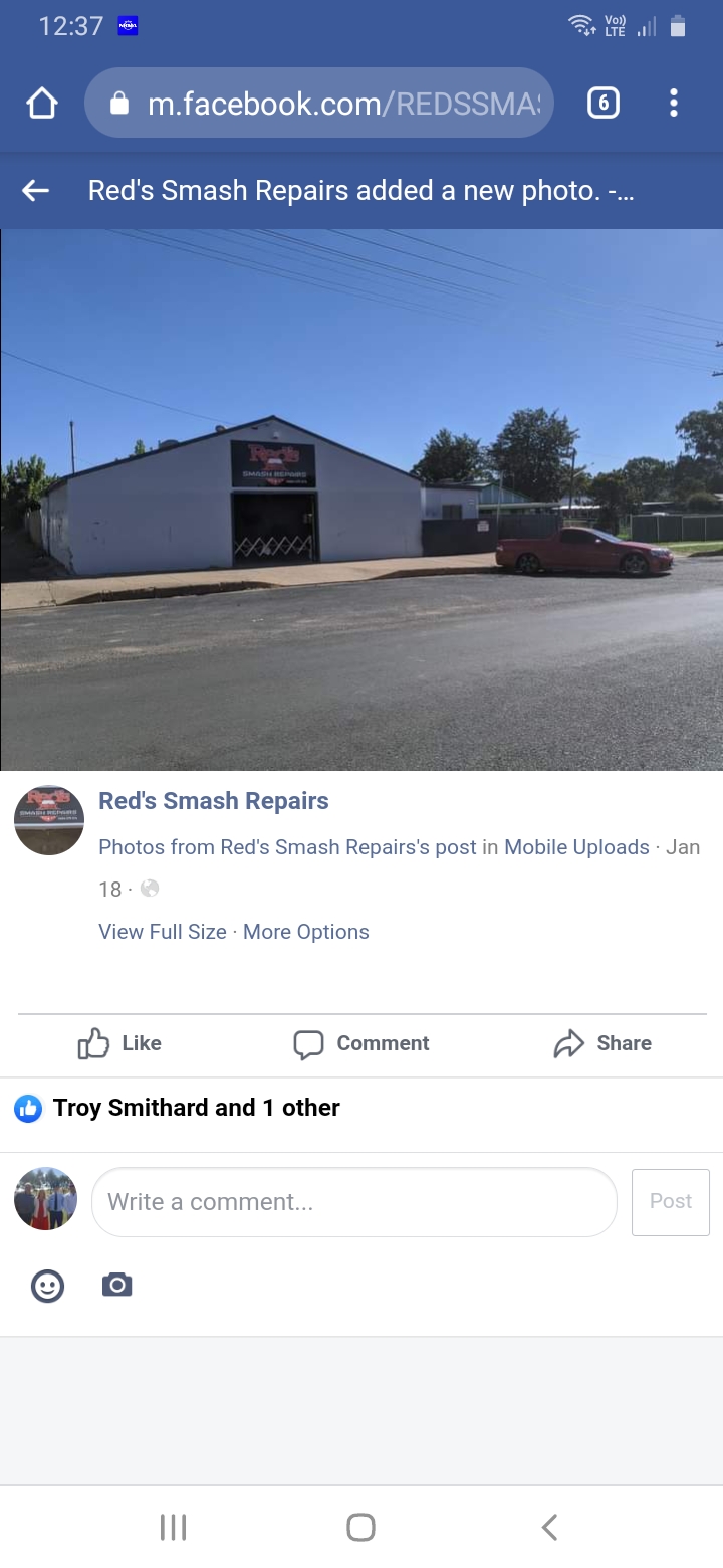 Reds smash Repairs | car repair | 89 Maxwell St, Wellington NSW 2820, Australia | 0484076514 OR +61 484 076 514