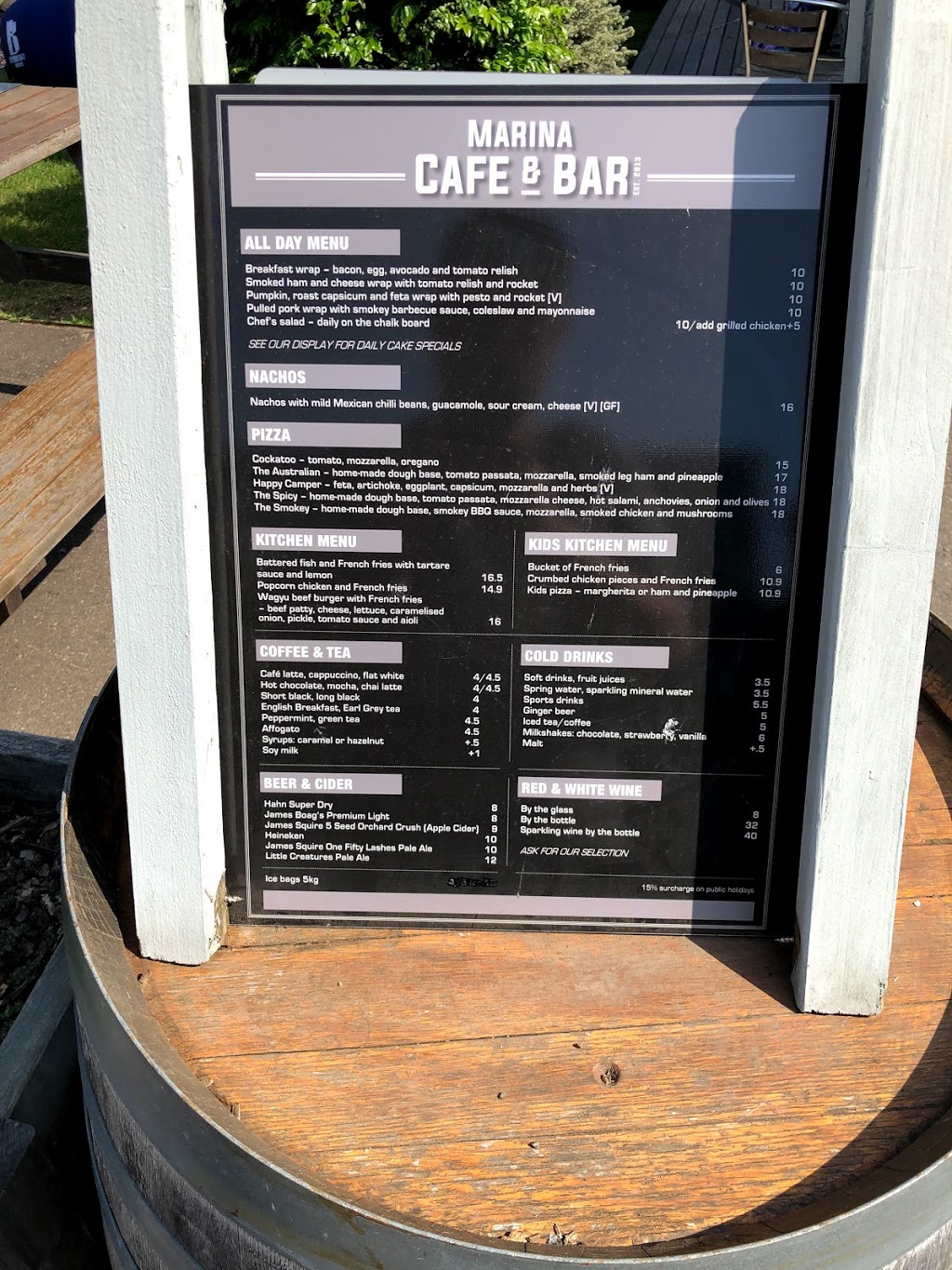 Marina Cafe & Bar | cafe | Balmain NSW 2041, Australia | 0299400172 OR +61 2 9940 0172