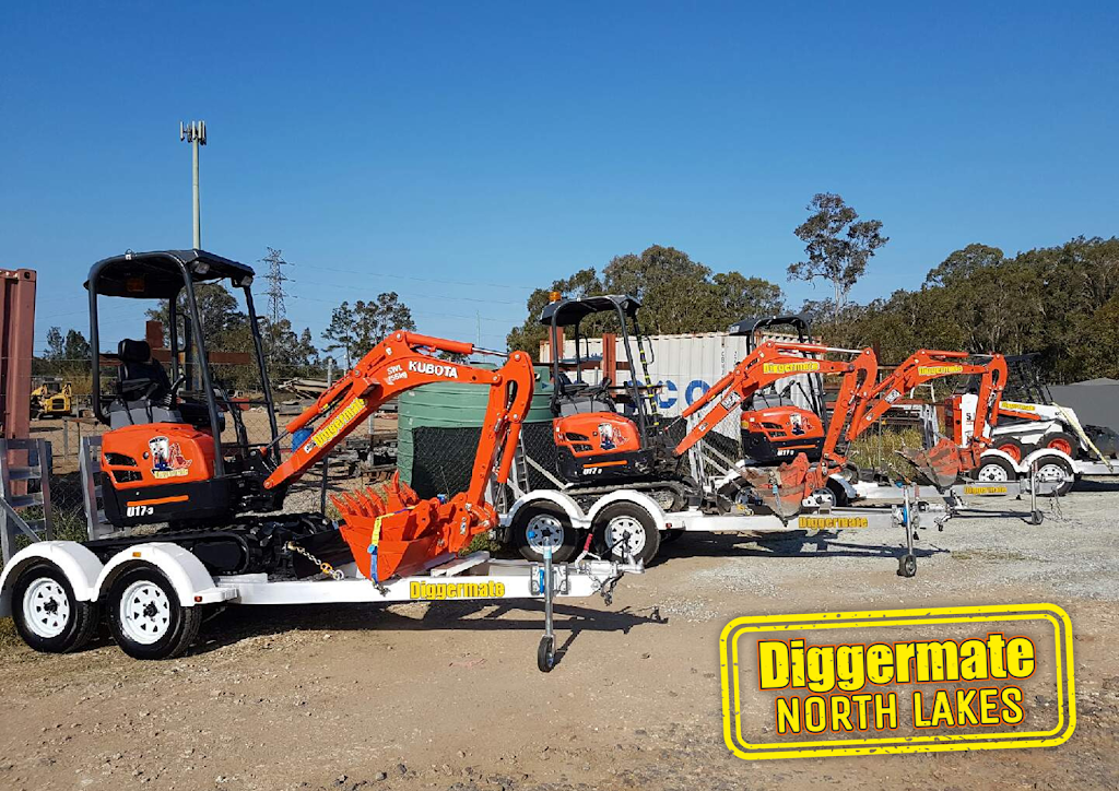 Diggermate Mini Excavator Hire North Lakes | Corner of Kinsellas Rd, East &, Richard Rd, Mango Hill QLD 4509, Australia | Phone: 0473 029 677