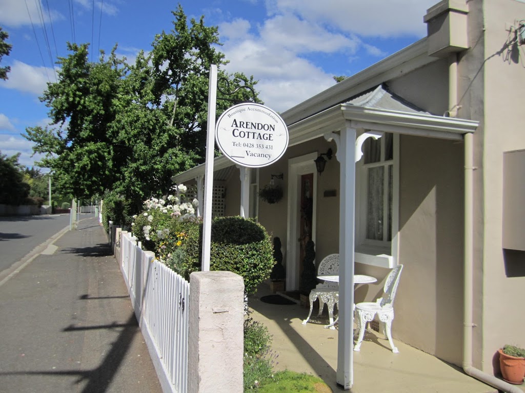 Arendon Cottage | lodging | 30 Russell St, Evandale TAS 7212, Australia | 0363918520 OR +61 3 6391 8520