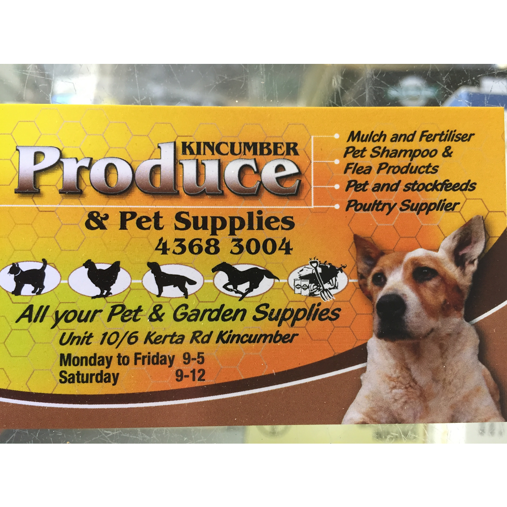 Kincumber Produce & Pet Supplies | pet store | 10/6 Kerta Rd, Kincumber NSW 2251, Australia | 0243683004 OR +61 2 4368 3004