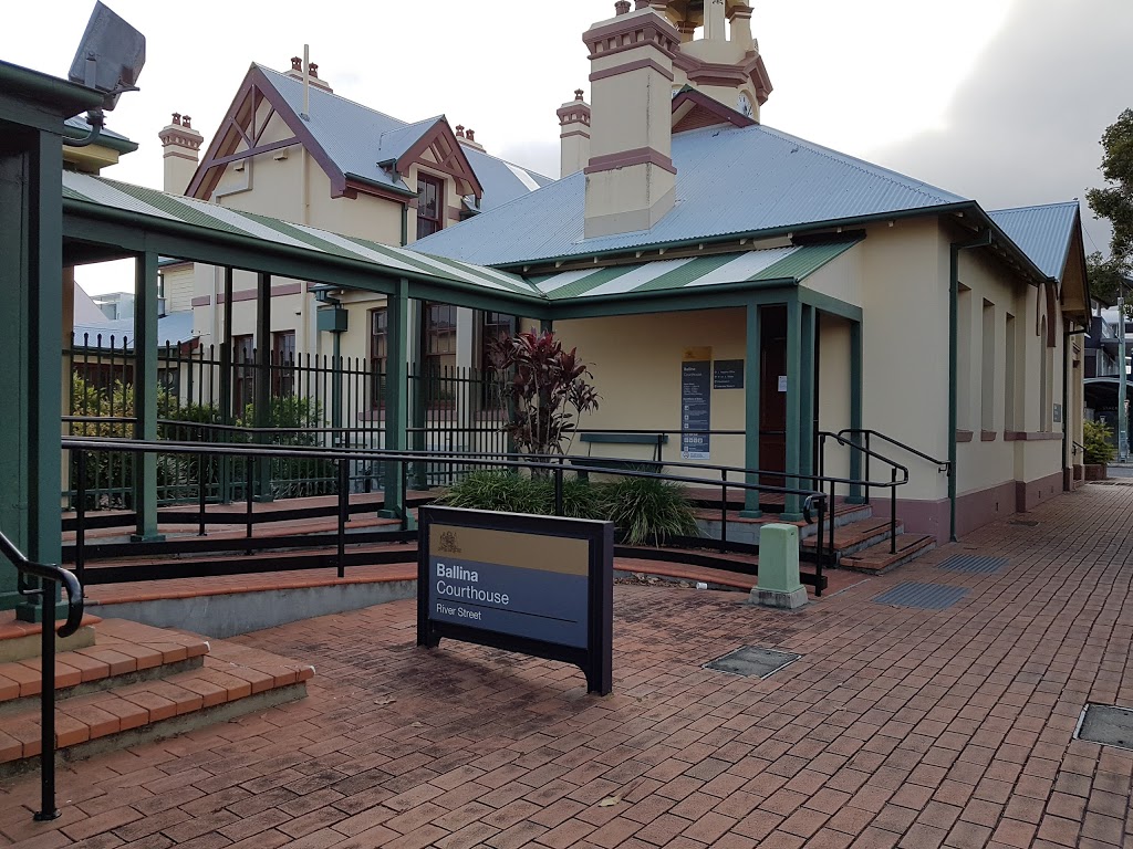 Ballina Court House | courthouse | 18 River St, Ballina NSW 2478, Australia | 0266812200 OR +61 2 6681 2200