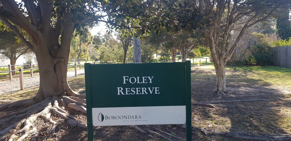Foley Reserve | park | Foley St, Kew VIC 3101, Australia
