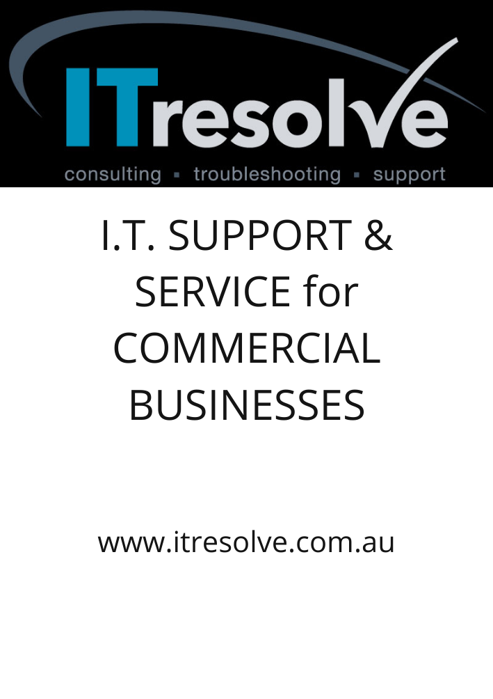 I.T. Resolve | 11 St James Ct, Nambour QLD 4560, Australia | Phone: (07) 5355 0440