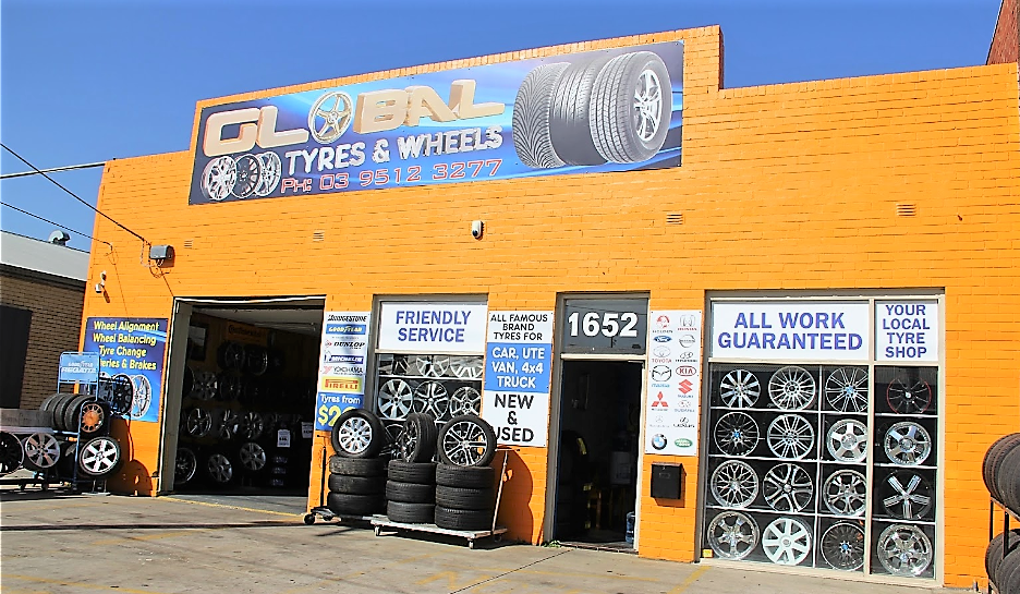Global Tyres & Wheels | car repair | 1652 Centre Rd, Springvale VIC 3171, Australia | 0395123277 OR +61 3 9512 3277
