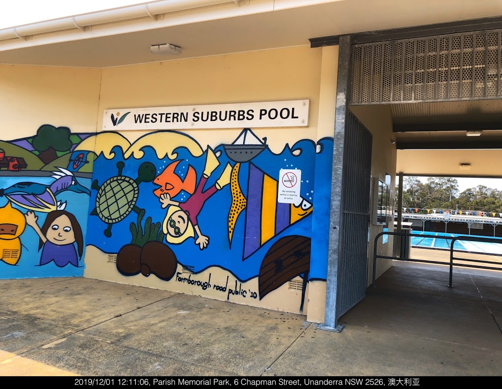 Western Suburbs Pool |  | Princes Hwy &, Chapman St, Unanderra NSW 2526, Australia | 0242715861 OR +61 2 4271 5861