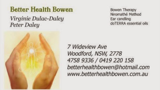 Better Health Bowen | 7 Wideview Ave, Woodford NSW 2778, Australia | Phone: (02) 4758 9336