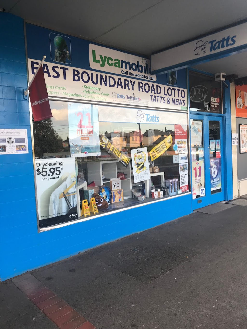 East Boundary Road Tatts, News & Gifts | Shop 1/251 E Boundary Rd, Bentleigh East VIC 3165, Australia | Phone: (03) 9078 0036