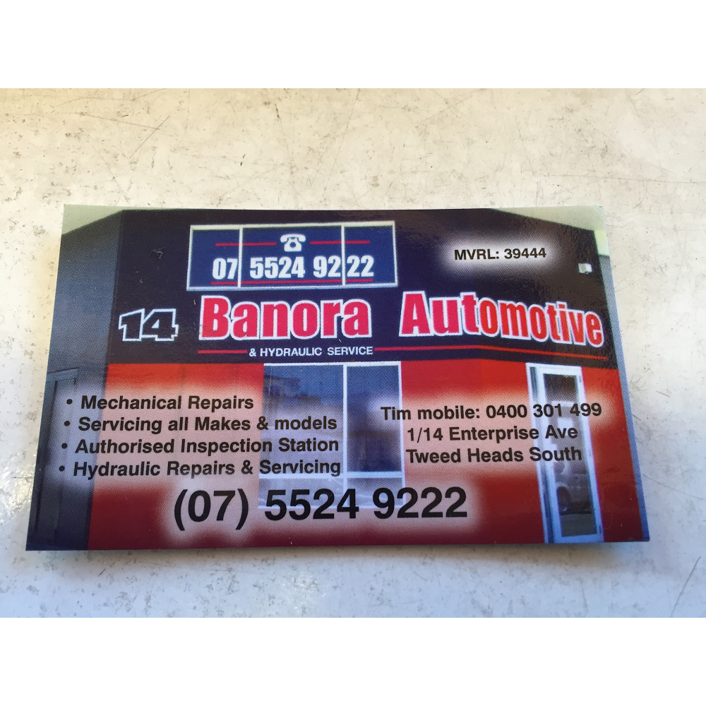 Banora Automtive | car repair | 1/14 Enterprise Ave, Tweed Heads South NSW 2486, Australia | 0755249222 OR +61 7 5524 9222