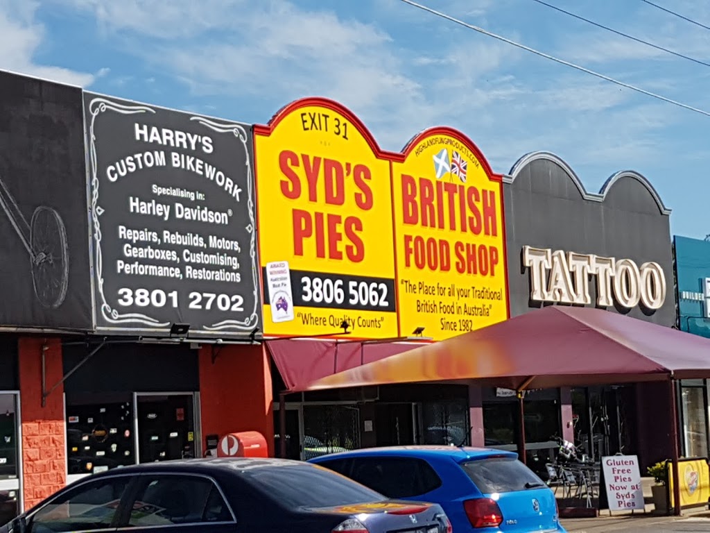 Syd’s Pies and British Food Shop.Highland Fling Products | bakery | 4059 Pacific Highway (corner, Leawarra Dr, Loganholme QLD 4129, Australia | 0738065062 OR +61 7 3806 5062