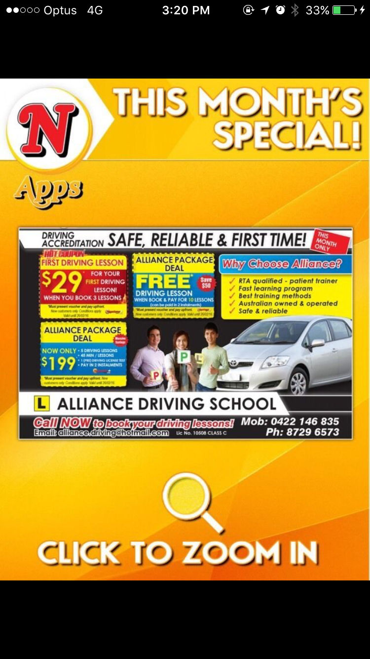 Alliance Driving School | 17 Connellan Ave, Middleton Grange NSW 2171, Australia | Phone: 0422 146 835