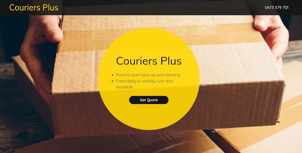 Couriers Plus |  | 105 Ninth Ave, Loftus NSW 2232, Australia | 0473579701 OR +61 473 579 701