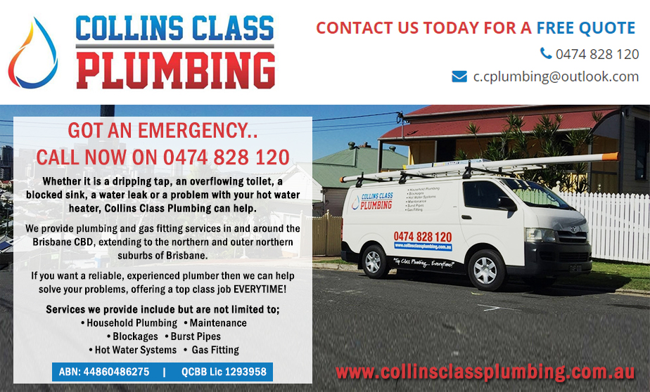 Collins Class Plumbing | plumber | 29 Silvertop St, Keperra QLD 4054, Australia | 0474828120 OR +61 474 828 120