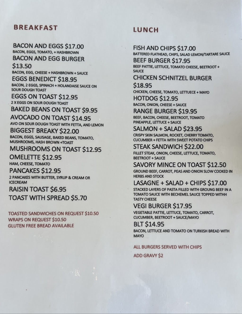 Tinas Tuckerbox | 656 Toowoomba Connection Rd, Withcott QLD 4352, Australia | Phone: 0439 689 152