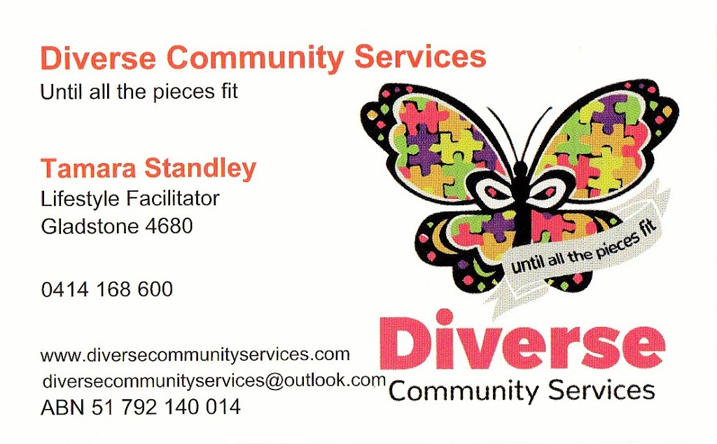 Diverse Community Services | 24 Fitzroy Ave, Clinton QLD 4680, Australia | Phone: 0414 168 600