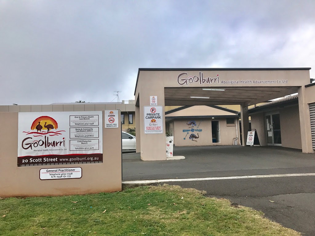 Goolburri Aboriginal Health Advancement | 20 Scott St, East Toowoomba QLD 4350, Australia | Phone: (07) 4632 0338