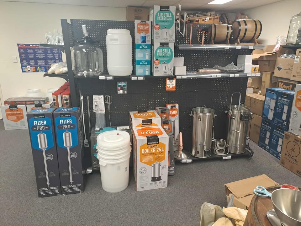 Top Brew Home Brew Supply Store | Underground Carpark, Shop 21/30 Cypress St, Redland Bay QLD 4165, Australia | Phone: 0421 855 307