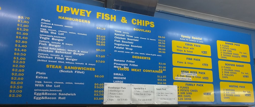 Upwey Fish & Chips | meal takeaway | 4 Main St, Upwey VIC 3158, Australia | 0397542520 OR +61 3 9754 2520