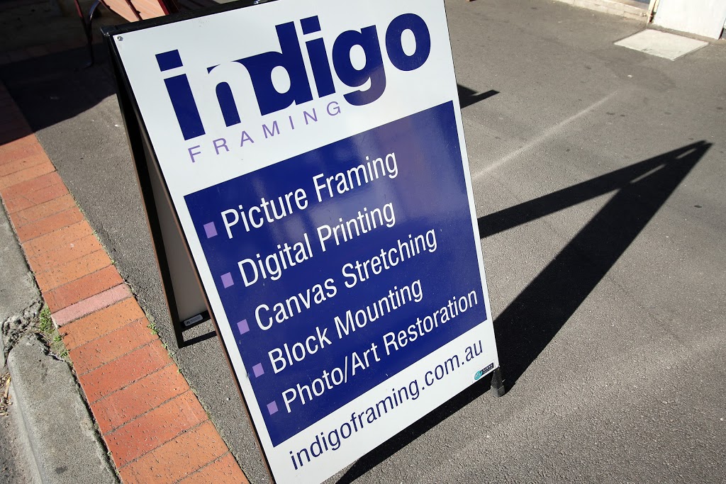 Indigo Framing Glen Iris | store | 1386 Malvern Rd, Glen Iris VIC 3146, Australia | 0398227416 OR +61 3 9822 7416