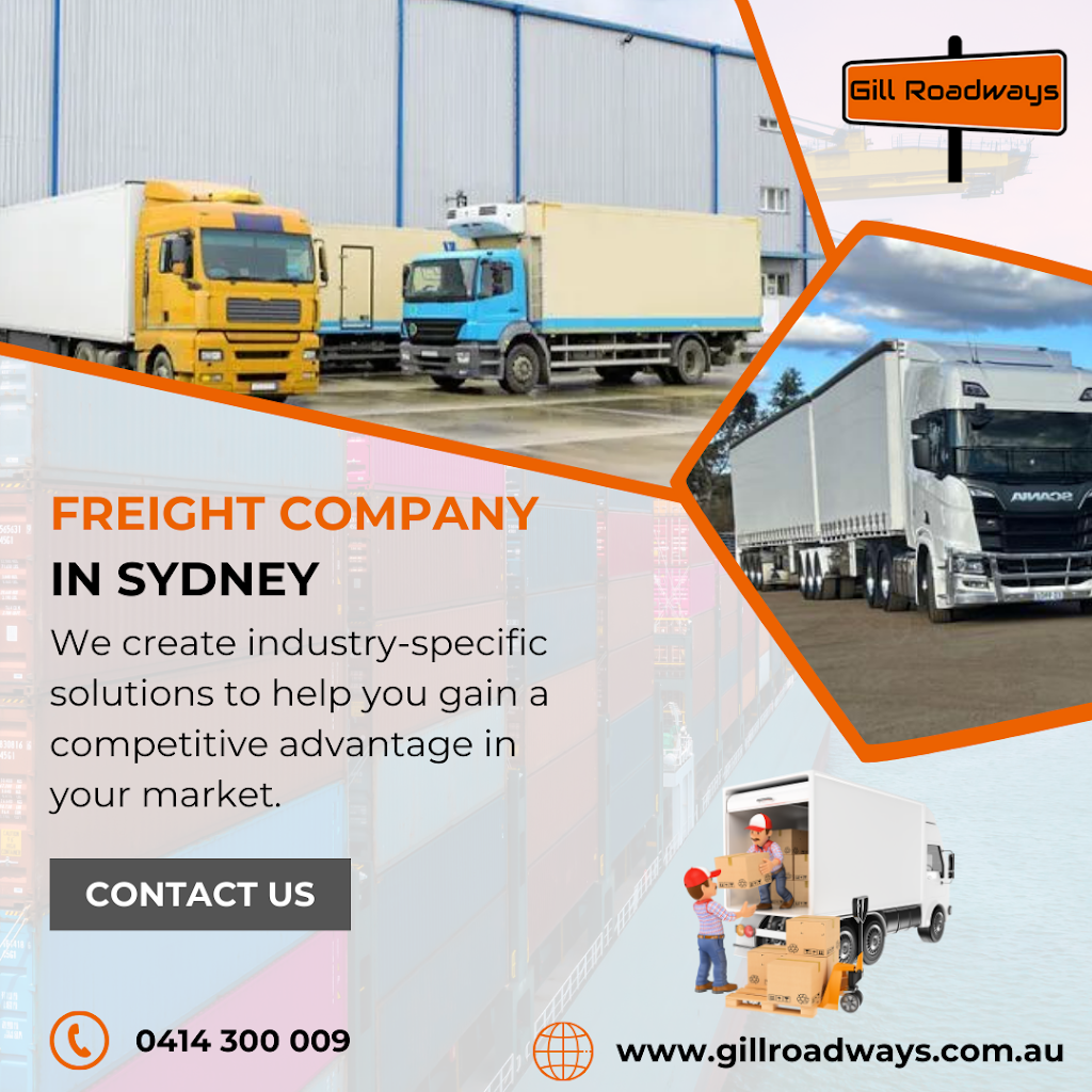 Gill Roadways - Logistic Company Sydney | 55 Lawson Rd, Badgerys Creek NSW 2555, Australia | Phone: 0414 300 009