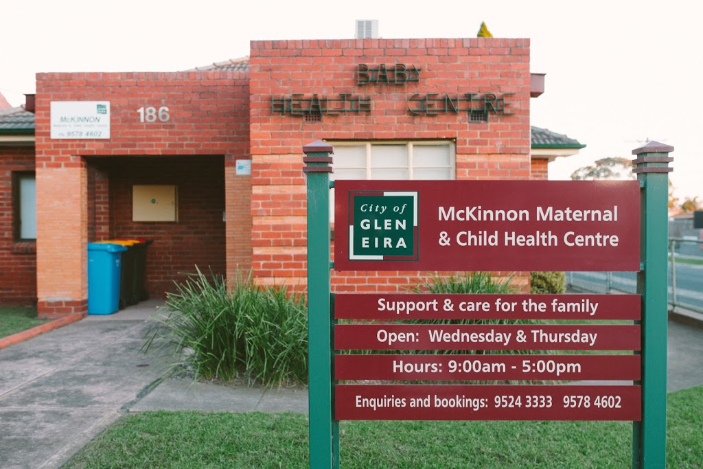 Maternal & Child Health Centres | health | 186 McKinnon Rd, McKinnon VIC 3204, Australia | 0395784602 OR +61 3 9578 4602