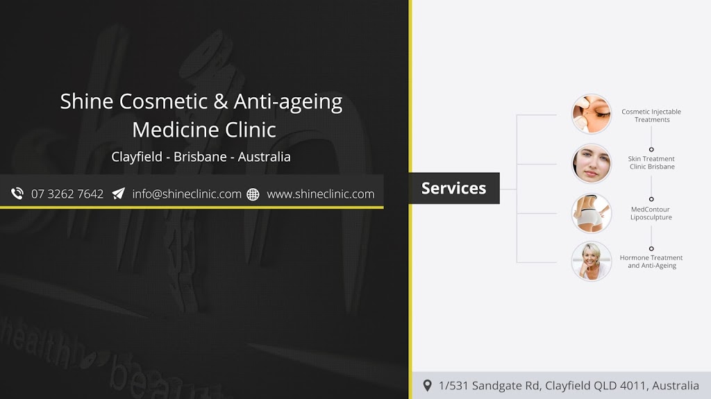 Shine Cosmetic & Anti-Ageing Clinic | 531 Sandgate Rd, Clayfield QLD 4011, Australia | Phone: (07) 3262 7642