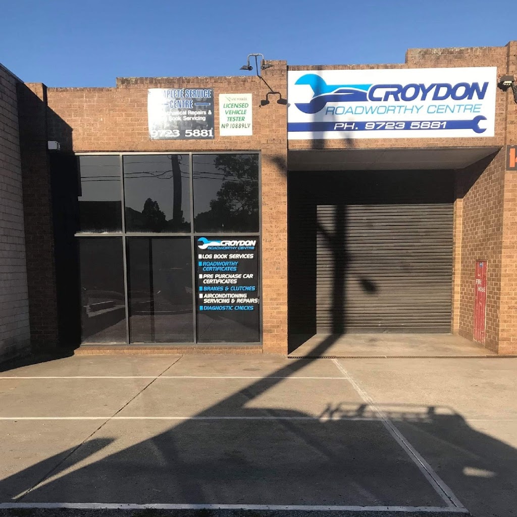 Croydon Roadworthy Centre | 14 Windsor Rd, Croydon VIC 3136, Australia | Phone: (03) 9723 5881