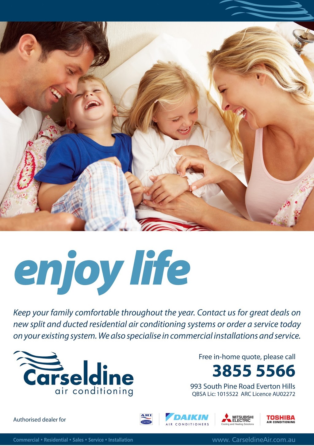 Carseldine Air Conditioning | home goods store | 993 S Pine Rd, Everton Hills QLD 4053, Australia | 0738555566 OR +61 7 3855 5566