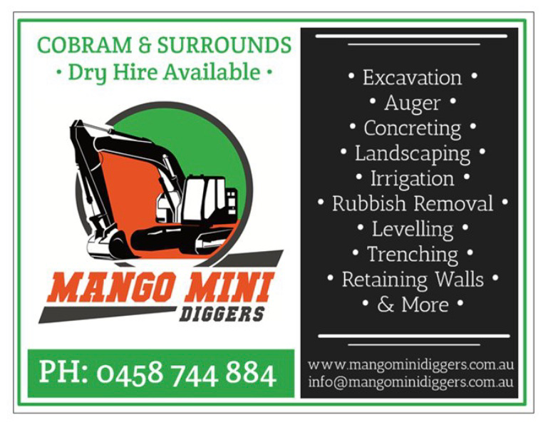 Mango Mini Diggers | general contractor | 117 Deniliquin St, Tocumwal NSW 2714, Australia | 0458744884 OR +61 458 744 884