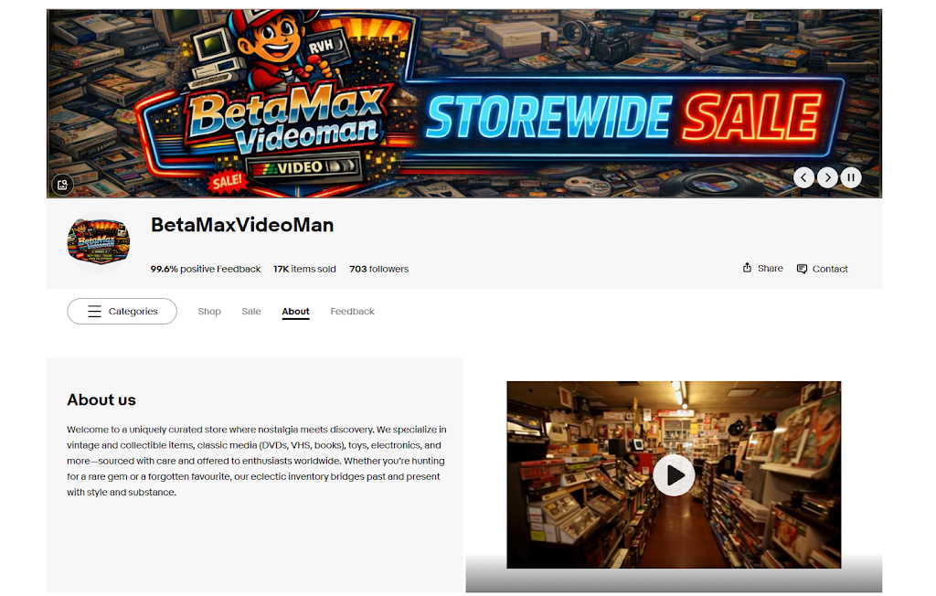 BetamaxVideoMan | 57 Main St, Natimuk VIC 3409, Australia | Phone: 0401 821 651