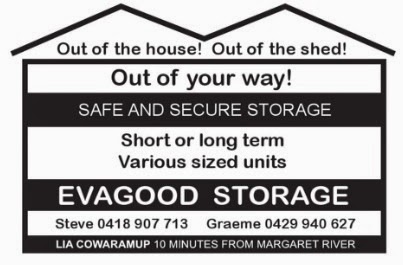 Evagood Storage | storage | 40 Jersey St, Cowaramup WA 6284, Australia | 0418907713 OR +61 418 907 713