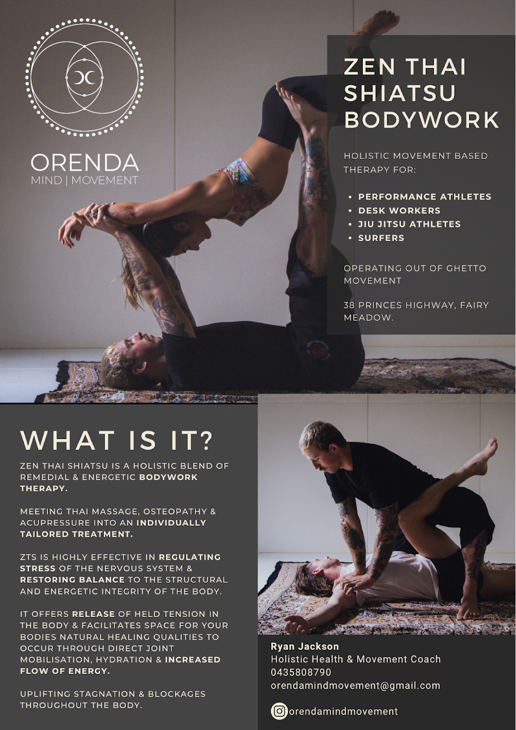 Orenda Mind l Movement | 26 Cawley St, Bellambi NSW 2519, Australia | Phone: 0435 808 790