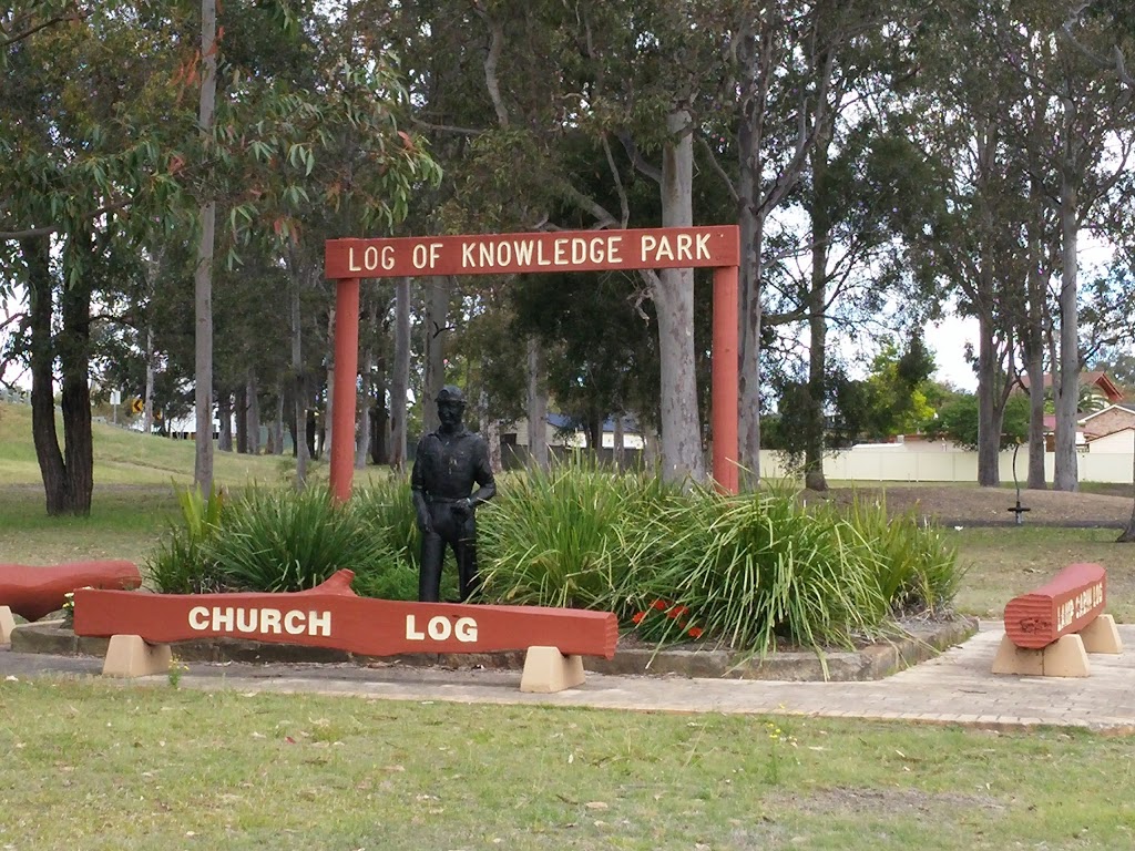 Log of Knowledge Park | park | 13 Mulbring St, Kurri Kurri NSW 2327, Australia