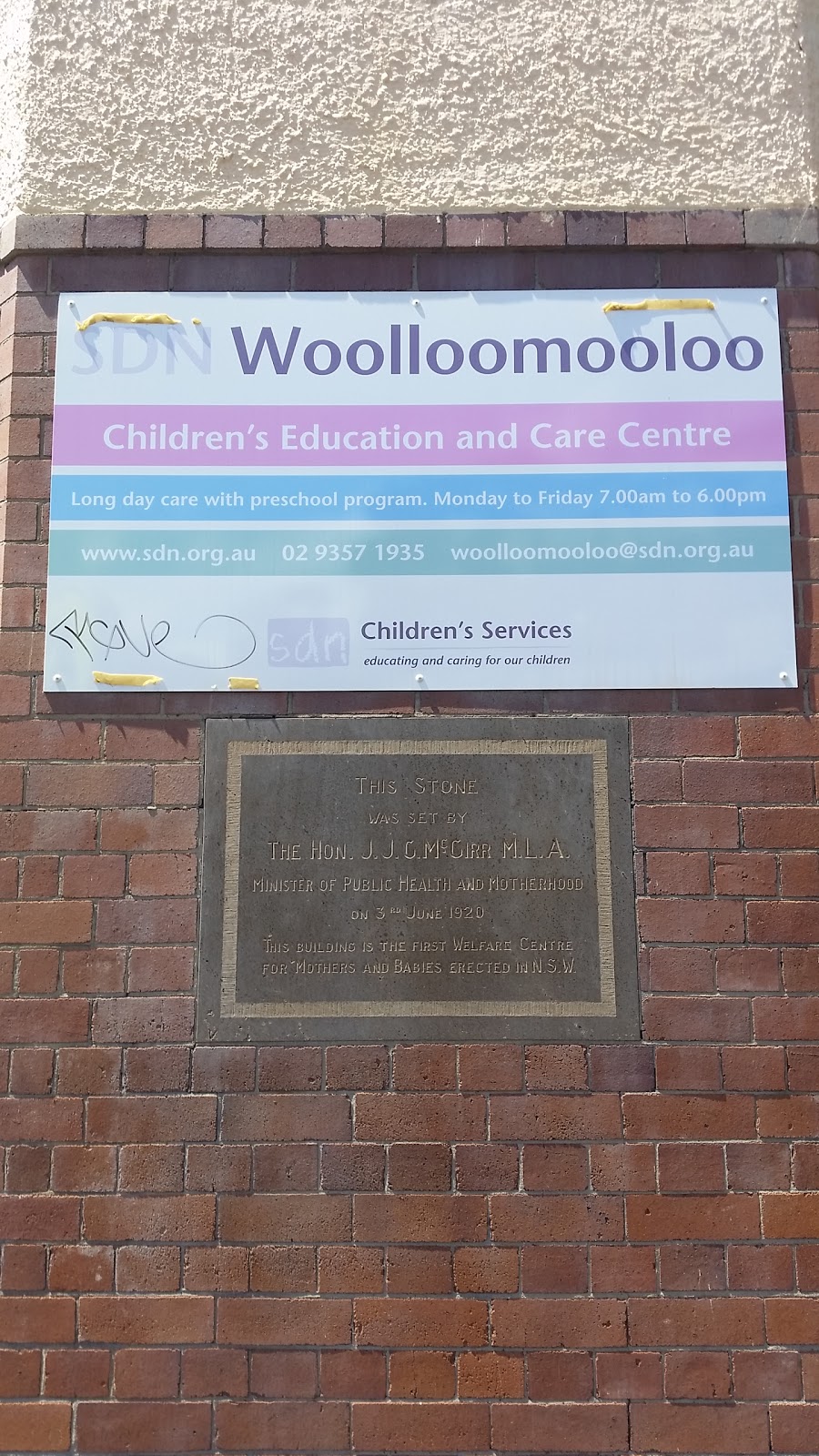 SDN Woolloomooloo Childrens Education and Care Centre | Cnr McElhone St &, Reid Avenue, Woolloomooloo NSW 2011, Australia | Phone: (02) 9296 8901