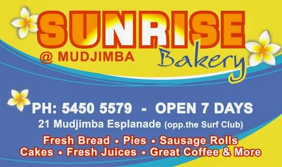 Sunrise @ Mudjimba Bakery Cafe | bakery | shop 3/21 Mudjimba Esplanade, Mudjimba QLD 4564, Australia | 0754505579 OR +61 7 5450 5579