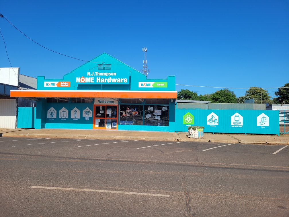 N.J. Thompson Home Hardware | 27 John St, Cunnamulla QLD 4490, Australia | Phone: (07) 4655 1171