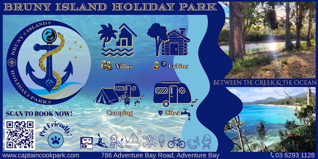 Bruny Island Holiday Park | 786 Adventure Bay Rd, Adventure Bay TAS 7150, Australia | Phone: (03) 6293 1128