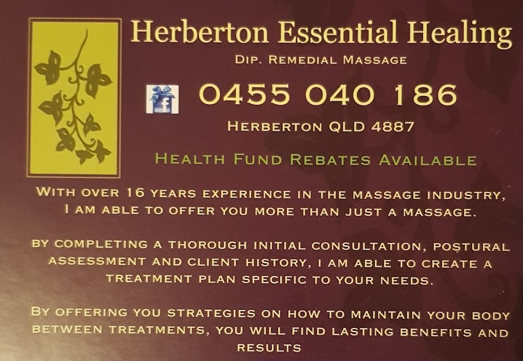 Herberton Essential Healing |  | 2 Empress Ave, Herberton QLD 4887, Australia | 0455040186 OR +61 455 040 186