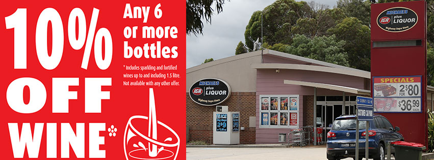 Michaels Highway Liquor | store | 12 Anderson St, Leongatha VIC 3953, Australia | 0356625445 OR +61 3 5662 5445