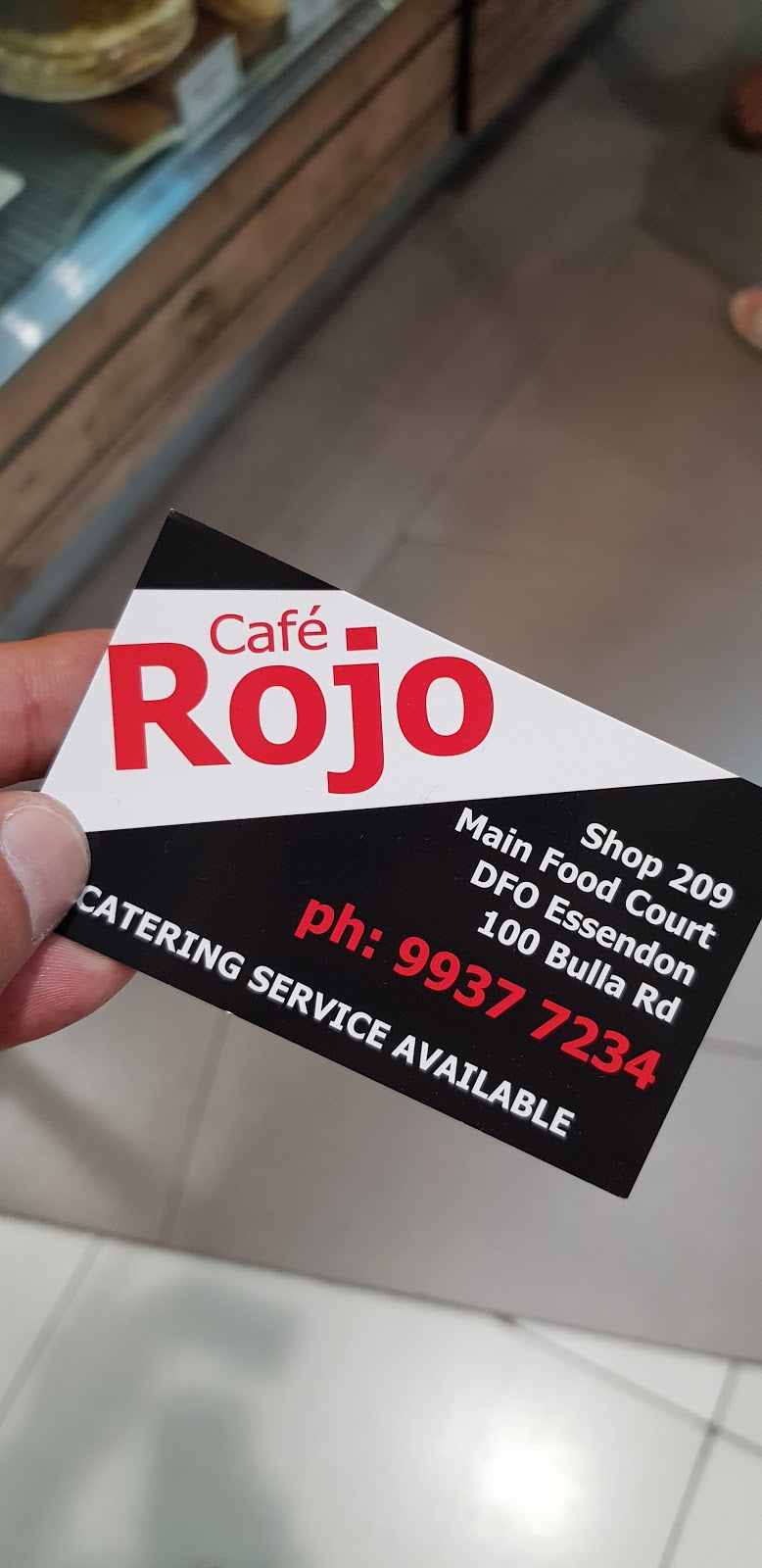 Cafe Rojo | cafe | G209/100 Bulla Rd, Essendon Fields VIC 3041, Australia | 0399377234 OR +61 3 9937 7234