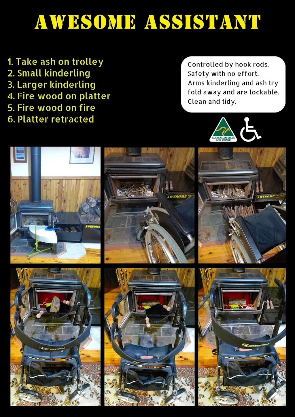 Awesome Fireplace Assistant | 89 Tuckers Rock Rd, Repton NSW 2454, Australia | Phone: 0432 123 692