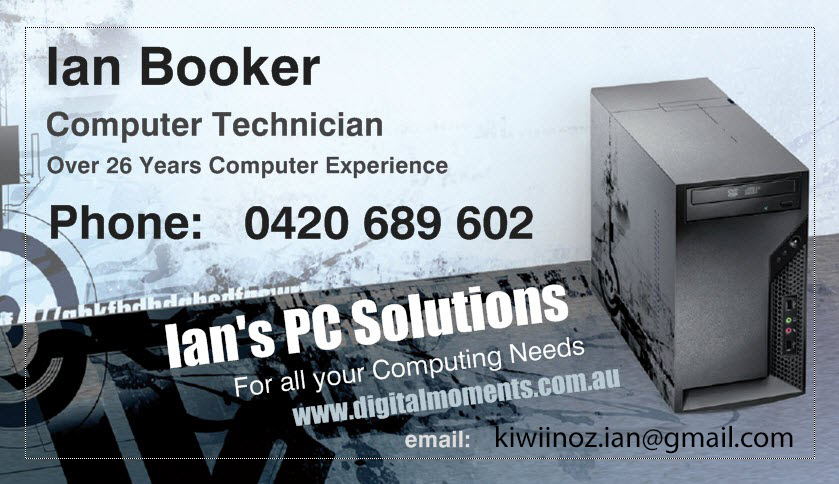 Ians PC Solutions | Raven Ct, Pakenham VIC 3810, Australia | Phone: 0420 689 602