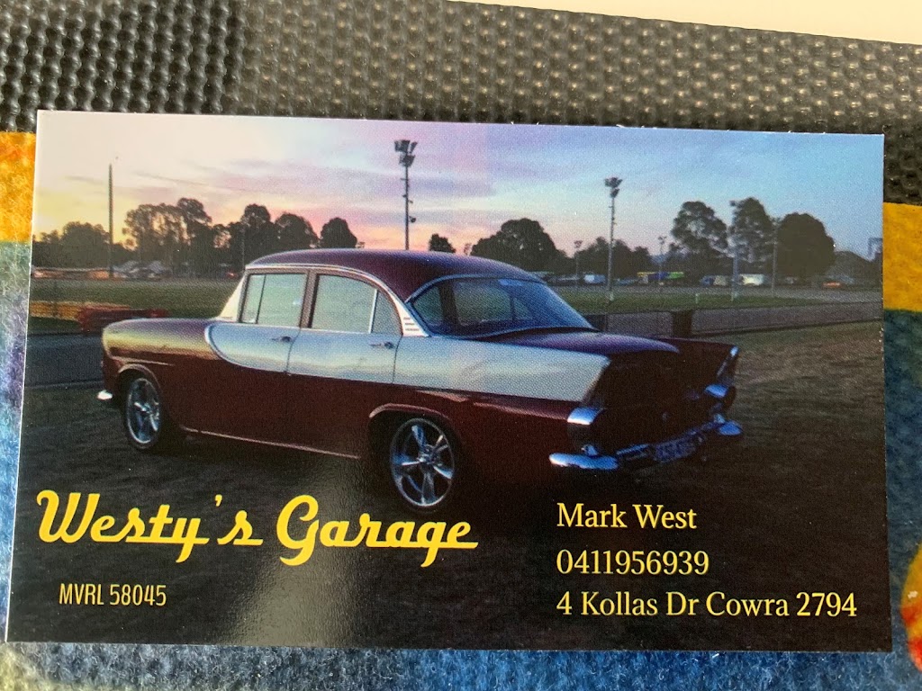 Westys Garage | 4 Kollas Dr, Cowra NSW 2794, Australia | Phone: 0411 956 939