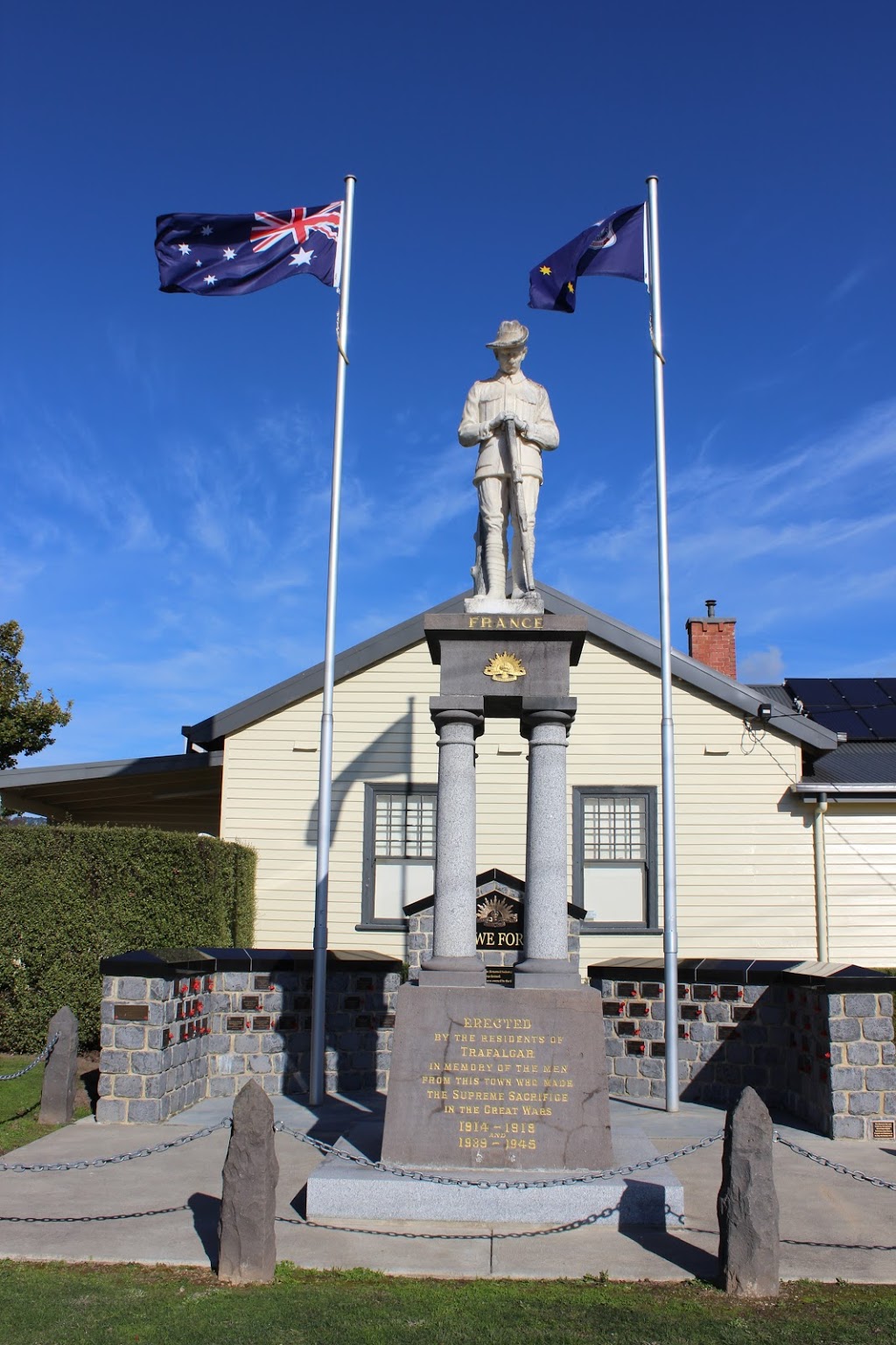Trafalgar War Memorial | park | 55 Kitchener St, Trafalgar VIC 3824, Australia