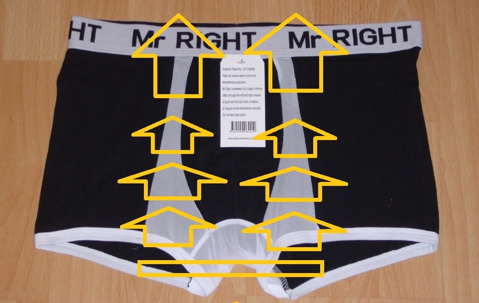 Male fertility underwear Mr Right | clothing store | 74 Karalta Rd, Erina NSW 2250, Australia | 0470524560 OR +61 470 524 560