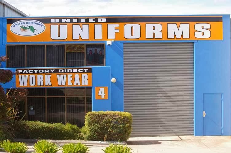 United Uniforms | clothing store | 4/2-4 Keppel Dr, Hallam VIC 3803, Australia | 1300864400 OR +61 1300 864 400
