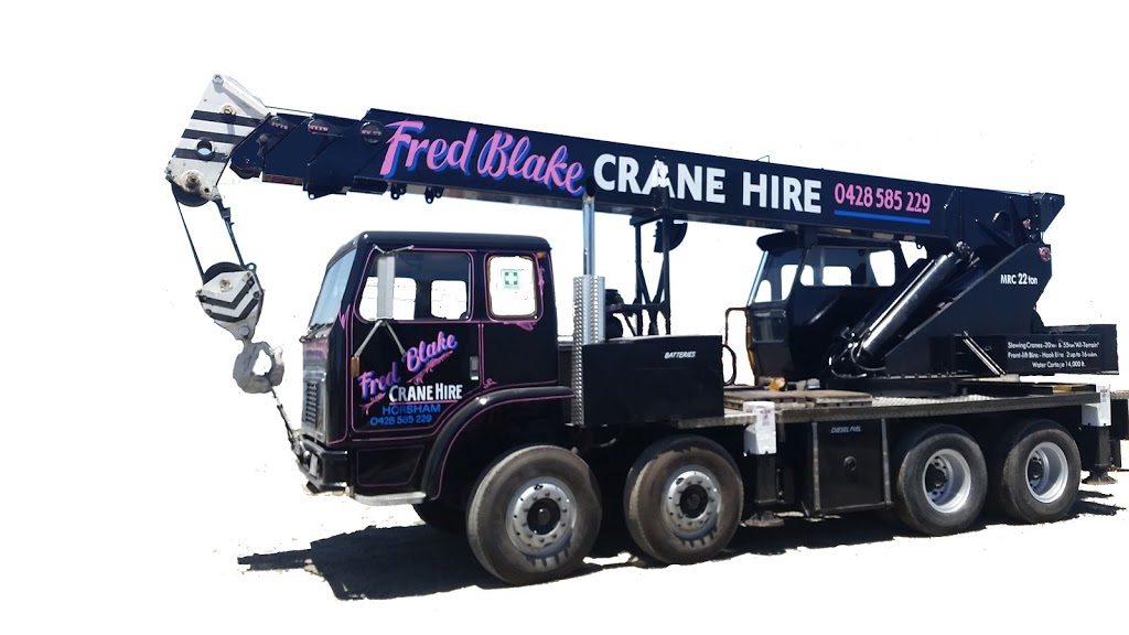 Fred Blake Crane Hire | 6 Ballinger St, Horsham VIC 3400, Australia | Phone: 0428 585 229